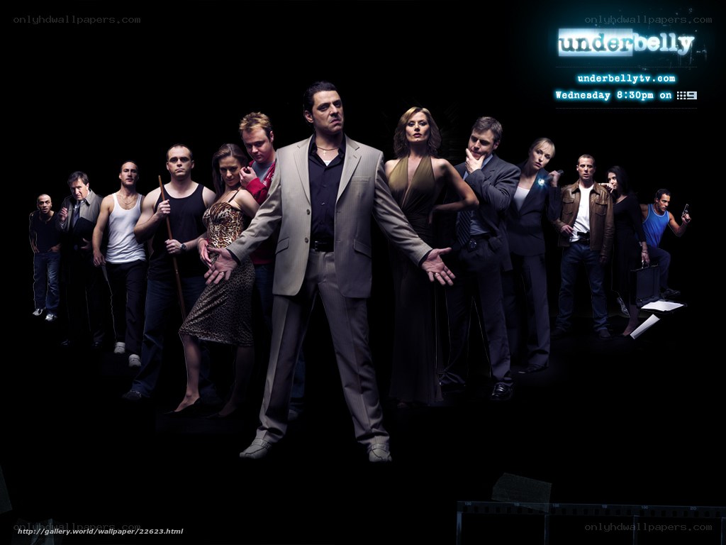Underbelly cast promotional image