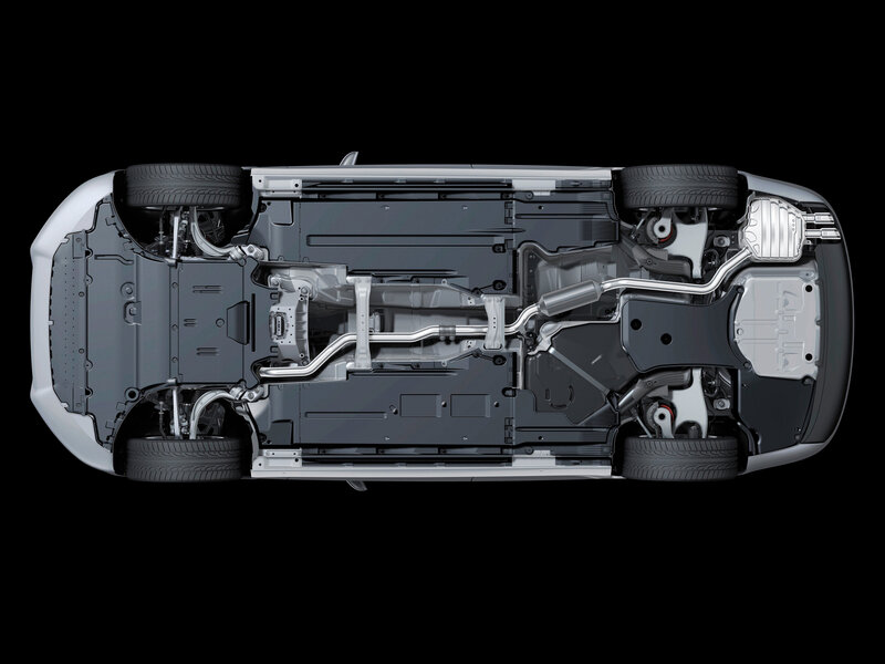 undercarriage of a car