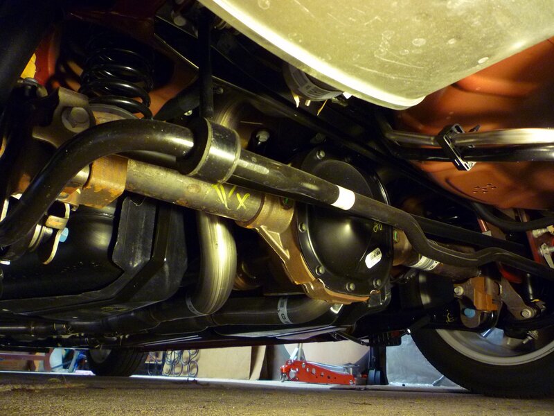 undercarriage of a vehicle