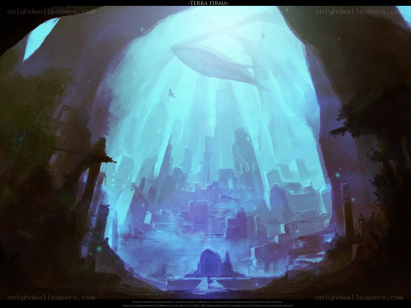 Underground alien city