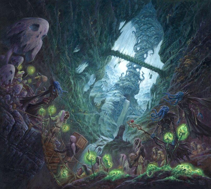 Underground cave expedition