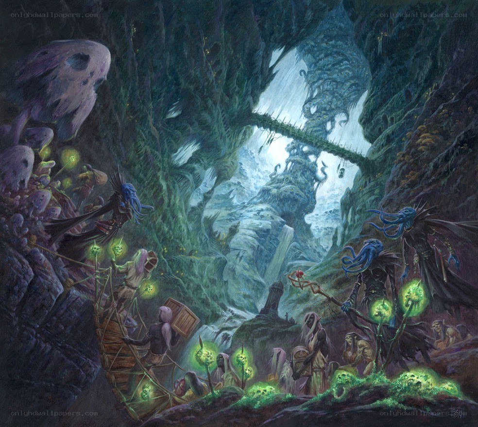 Underground cave expedition