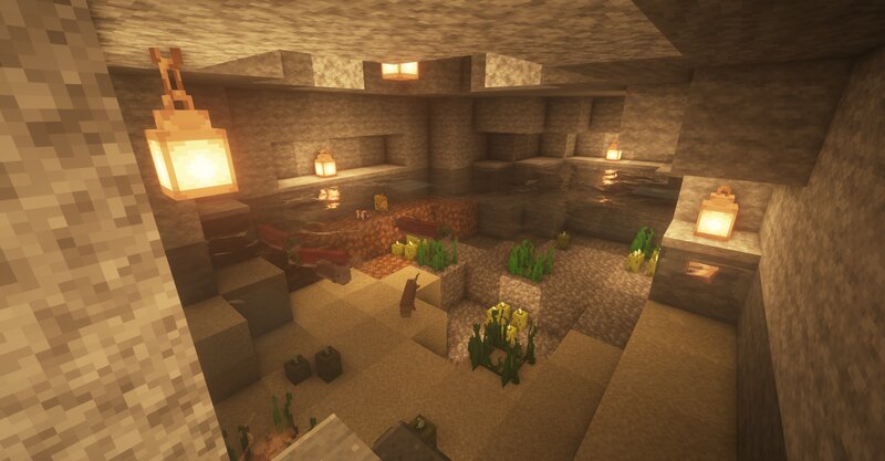 Underground Cave Room