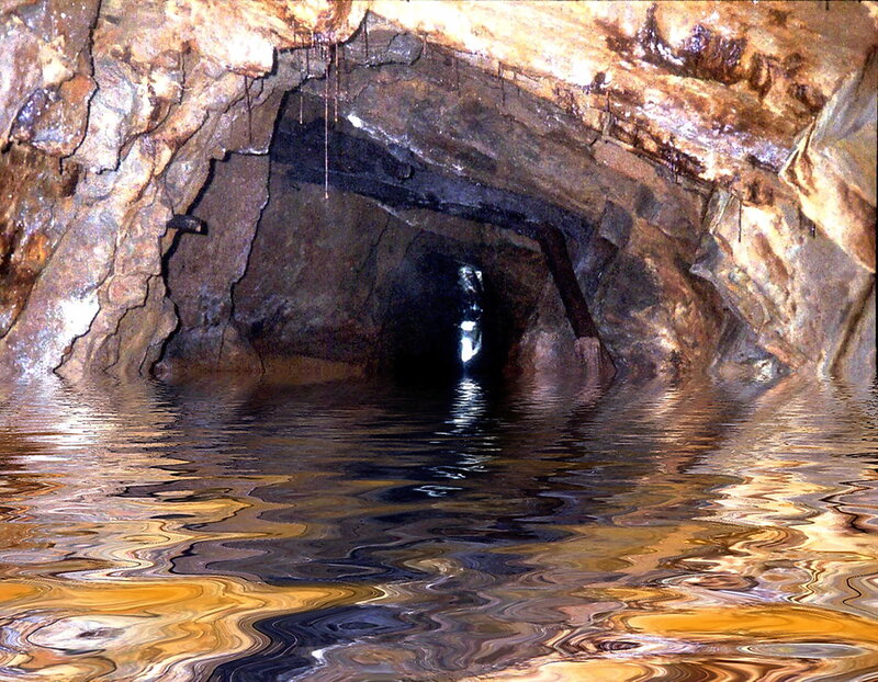 Underground Cave Tunnel