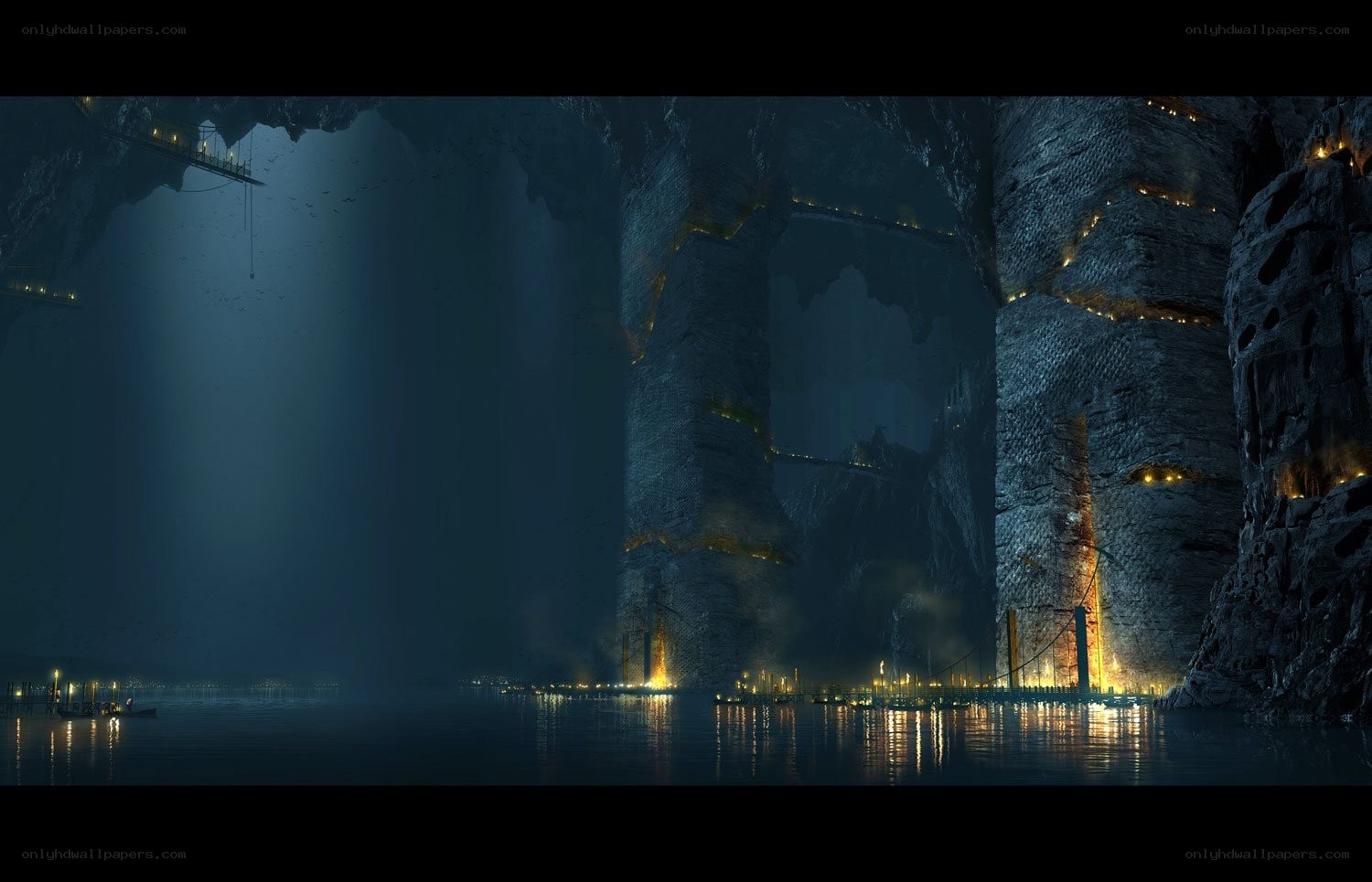 underground cavern city