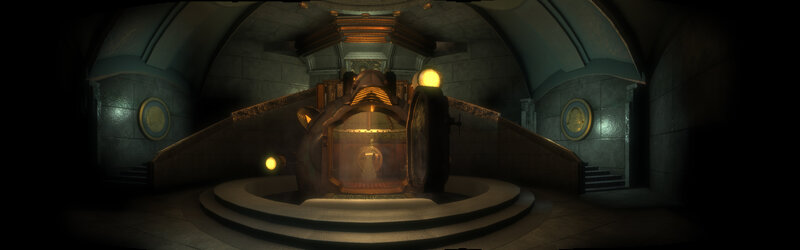 underground chamber with central machine