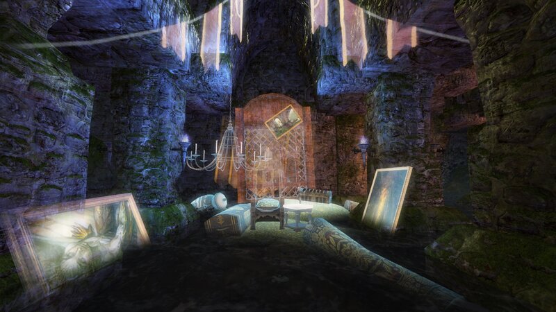 Underground Chamber with Paintings
