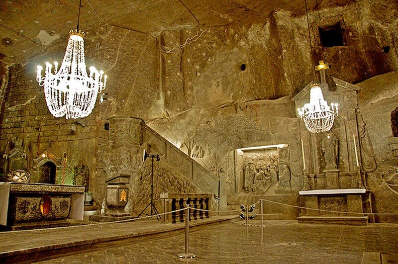 Underground Church Interior — Brown