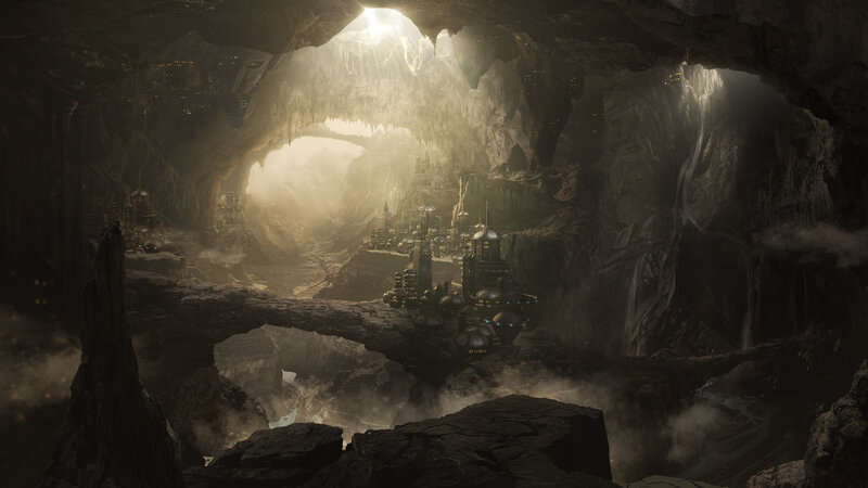 Underground City in Cave