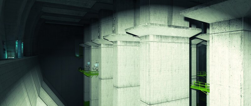 underground concrete structure