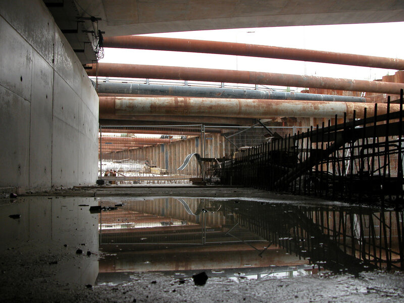 Underground Construction Site — Gray