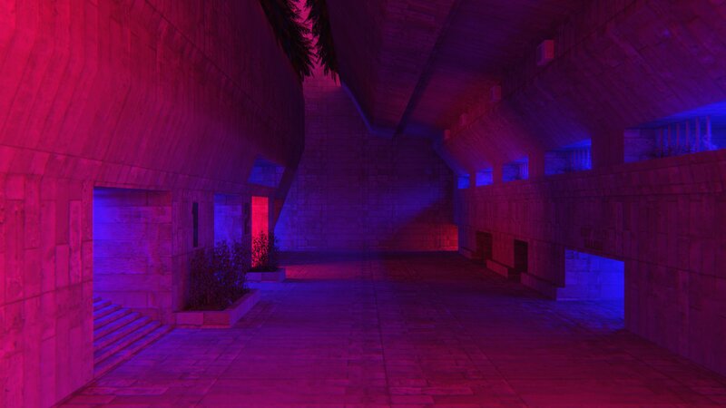 Underground Corridor — Purple