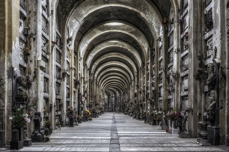 Underground Crypt Corridor