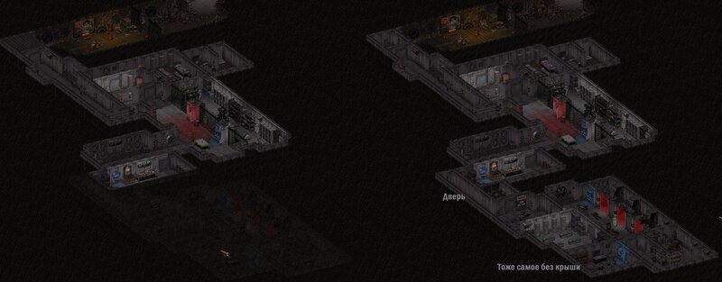 Underground facility layout