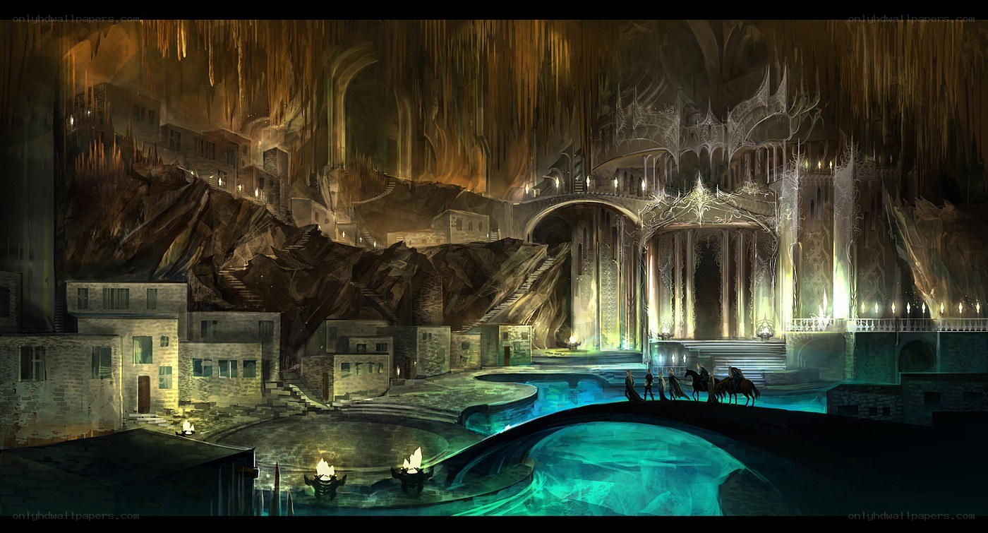 Underground fantasy city