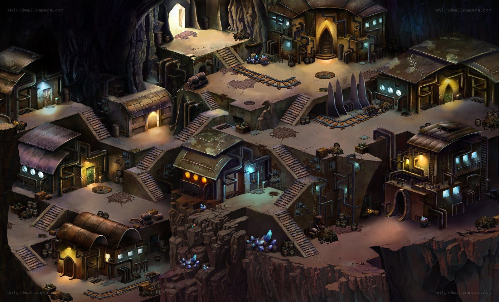 underground industrial village