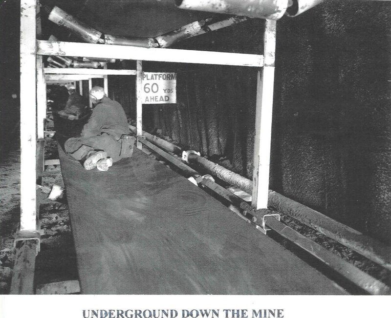 Underground mine scene