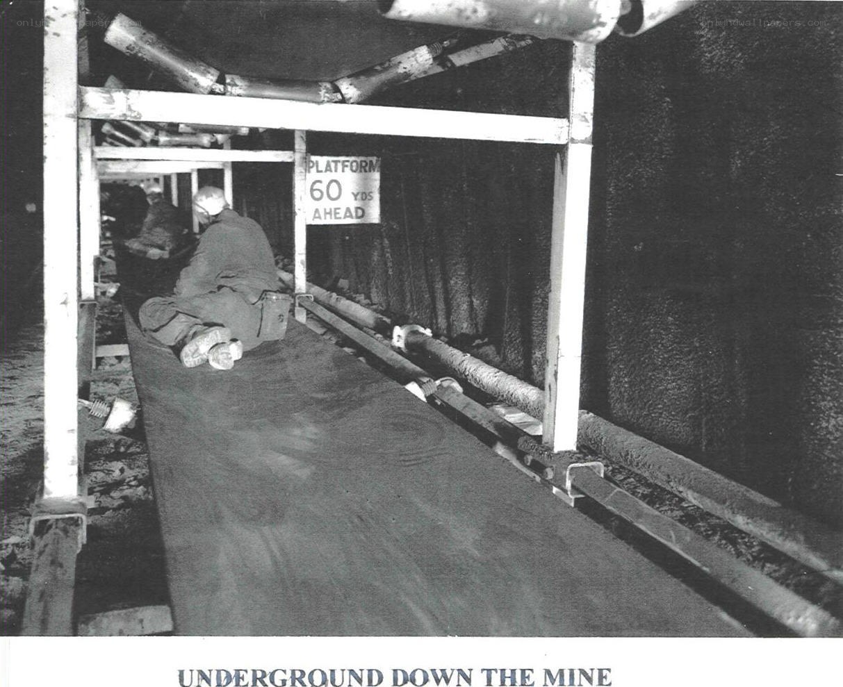 Underground mine scene