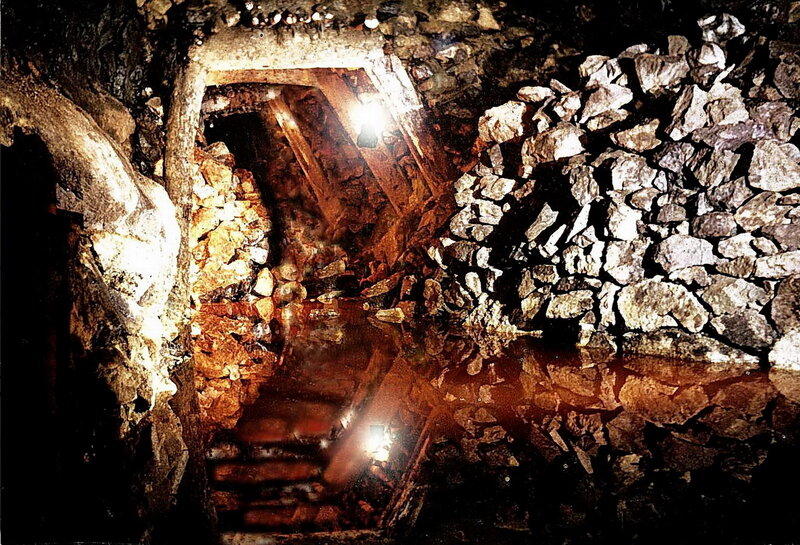 Underground Mine Tunnel — Brown