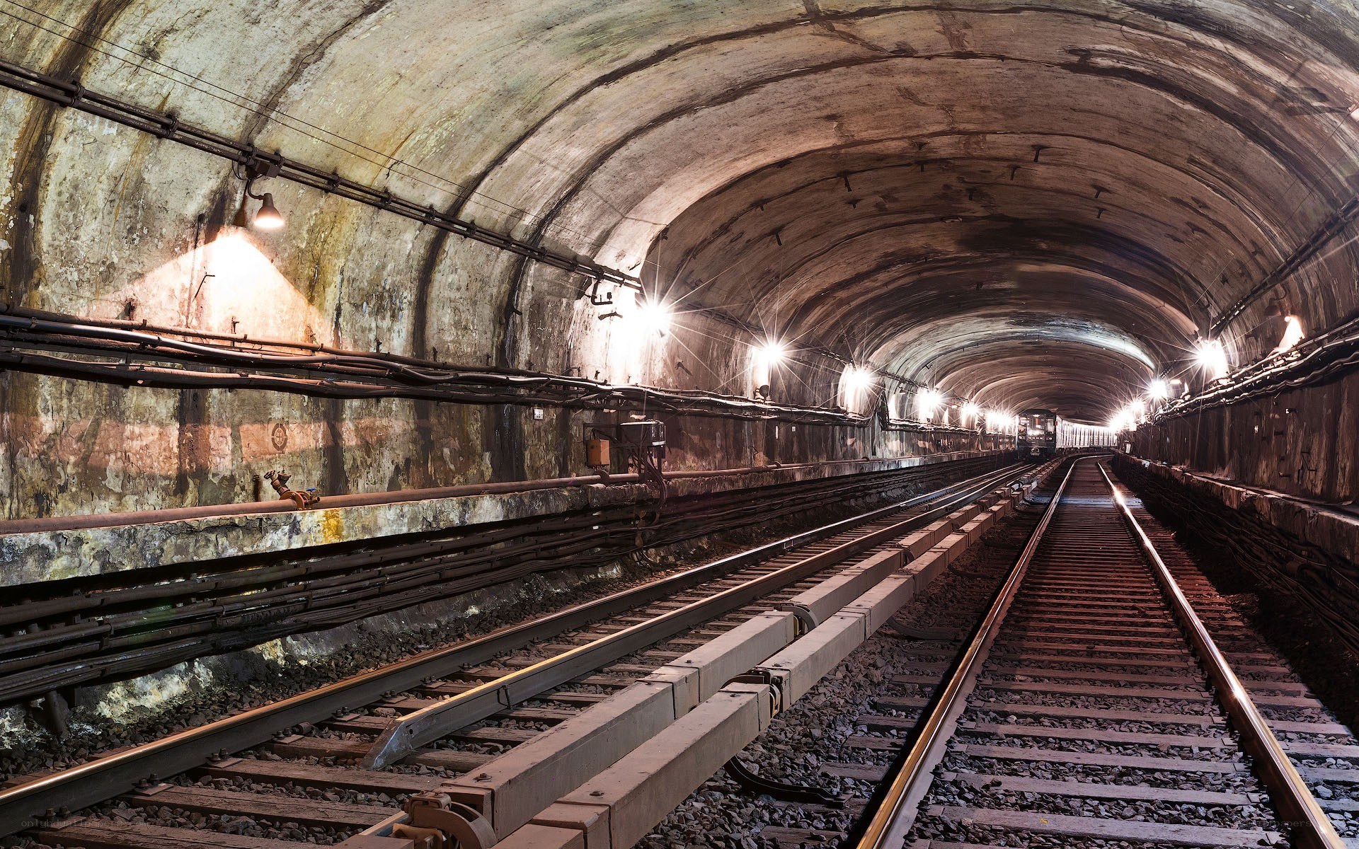 underground railway tunnel