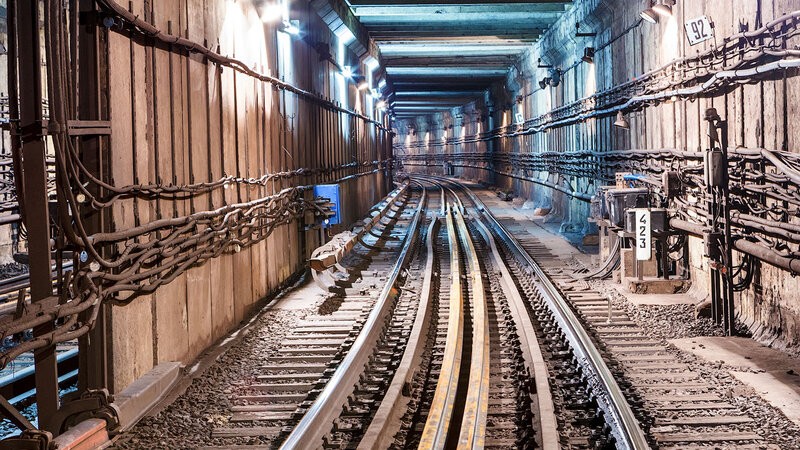 Underground Railway Tunnel — Brown