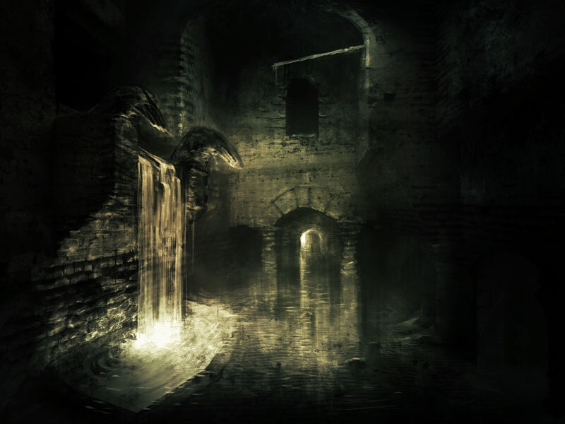 Underground Stone Corridor