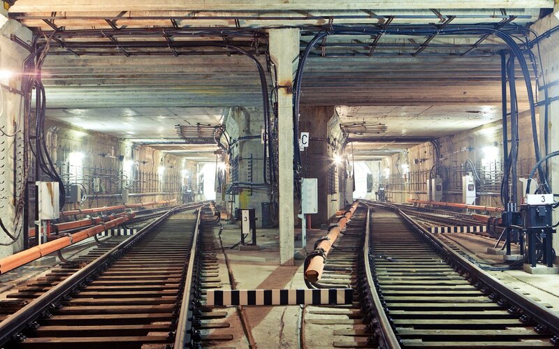 Underground Train Tracks