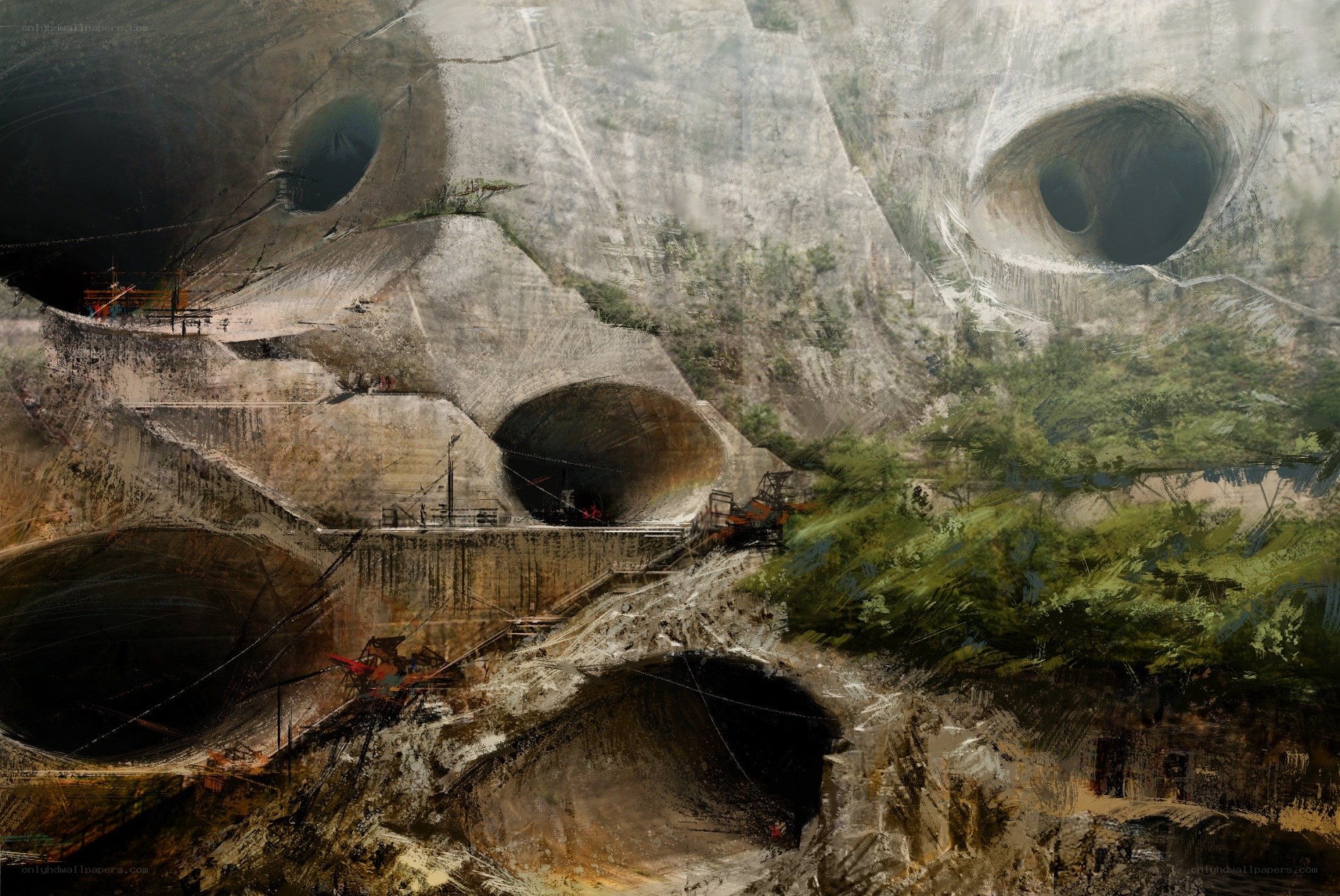 Underground tunnel complex