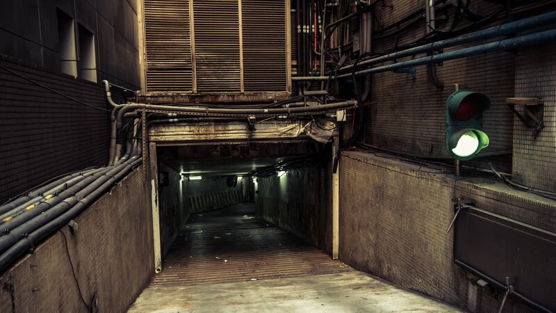 Underground Tunnel Entrance