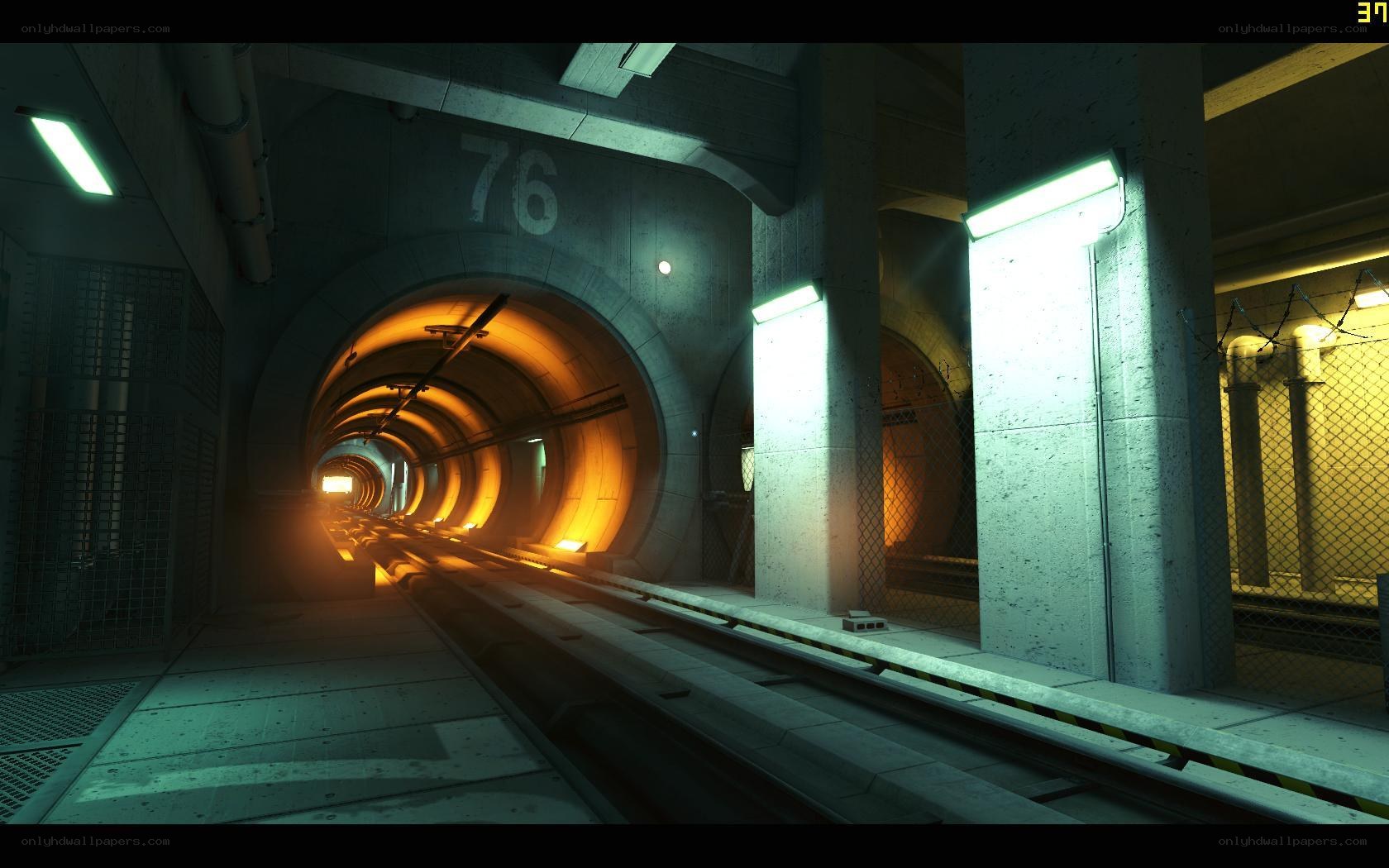 underground tunnel station