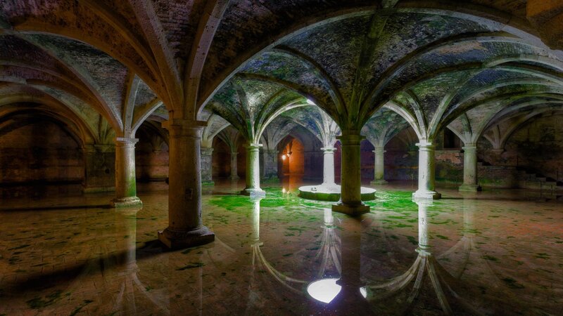 Underground Vault with Columns