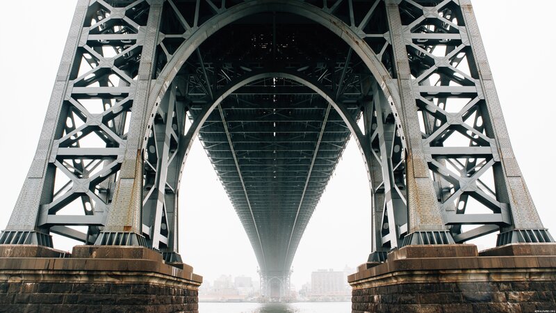 Underneath of Steel Bridge