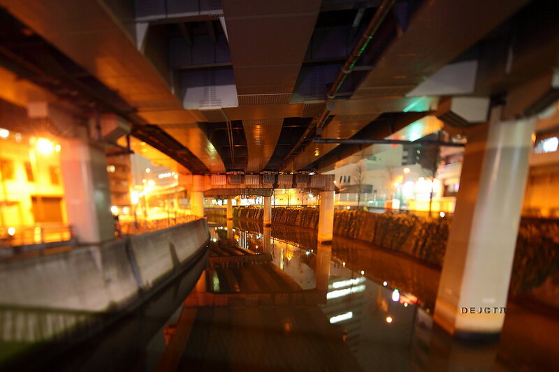 Underpass Canal at Night