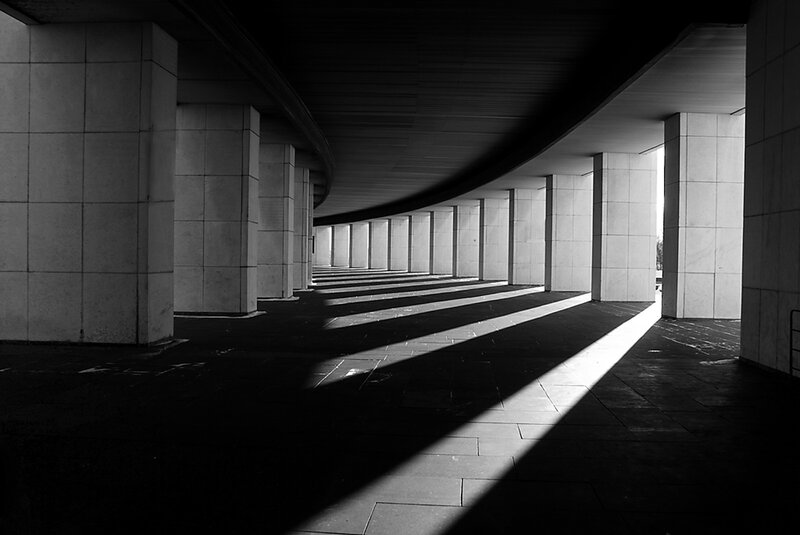Underpass with Columns