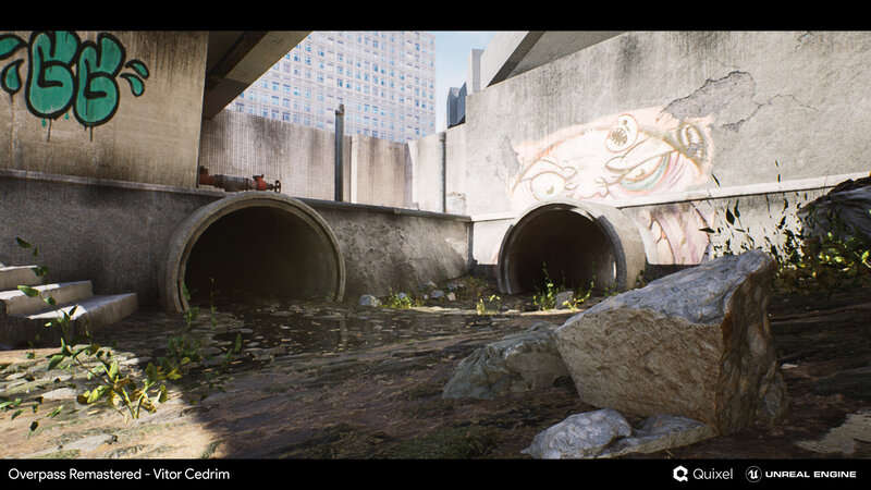 Underpass with Graffiti