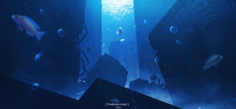 Undersea City Ruins