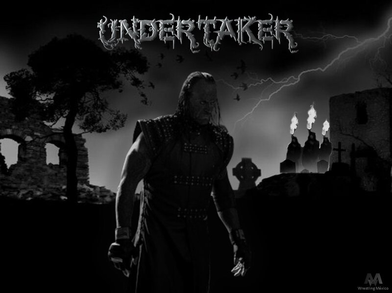 Undertaker in Graveyard