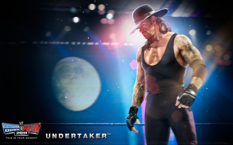 Undertaker in Wrestling Ring — Blue