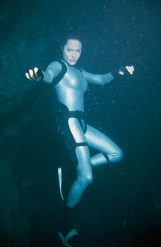 underwater action scene