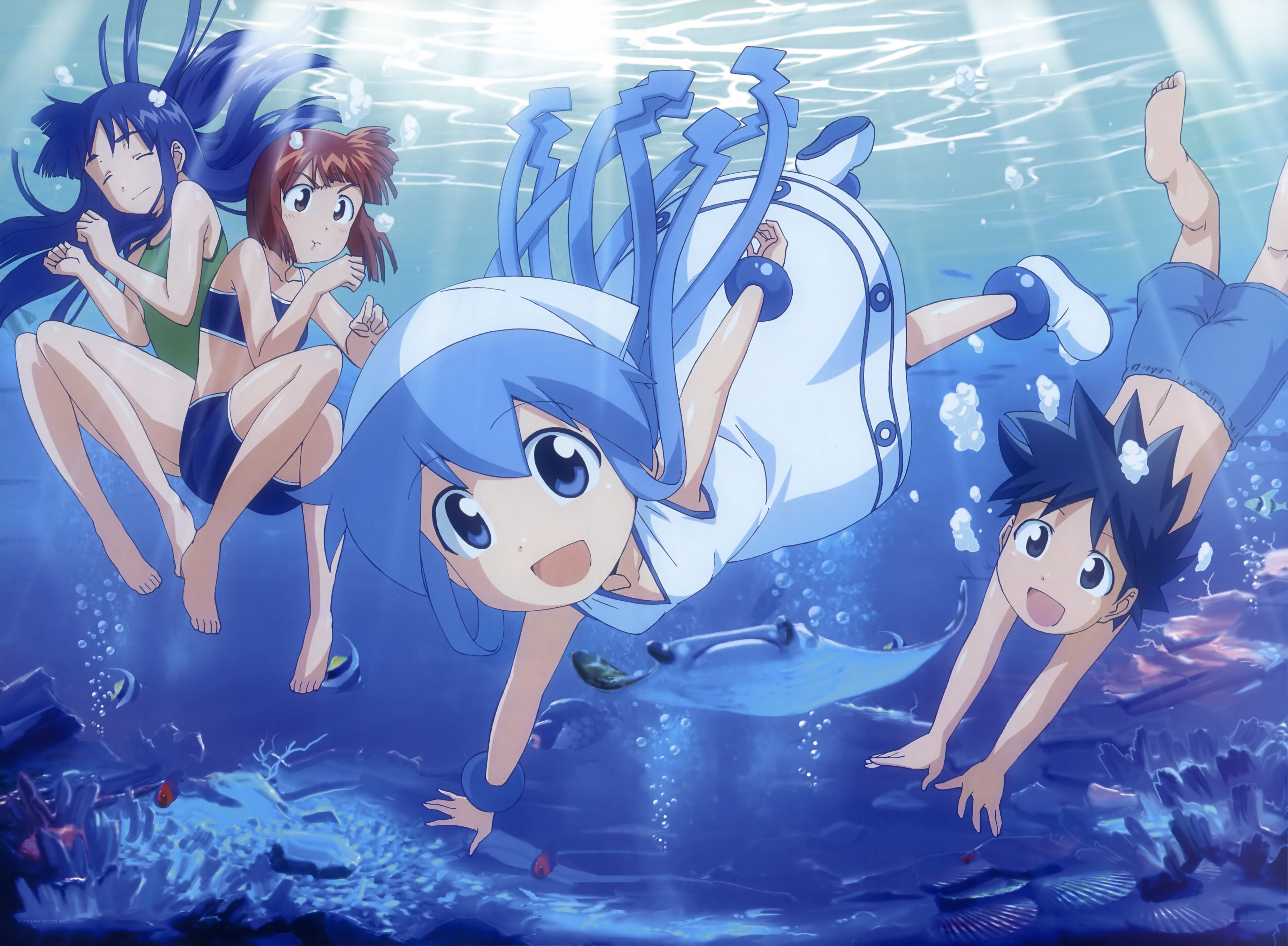 Underwater adventure with friends