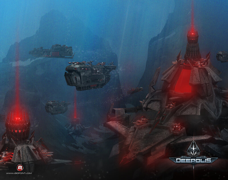 Underwater alien base