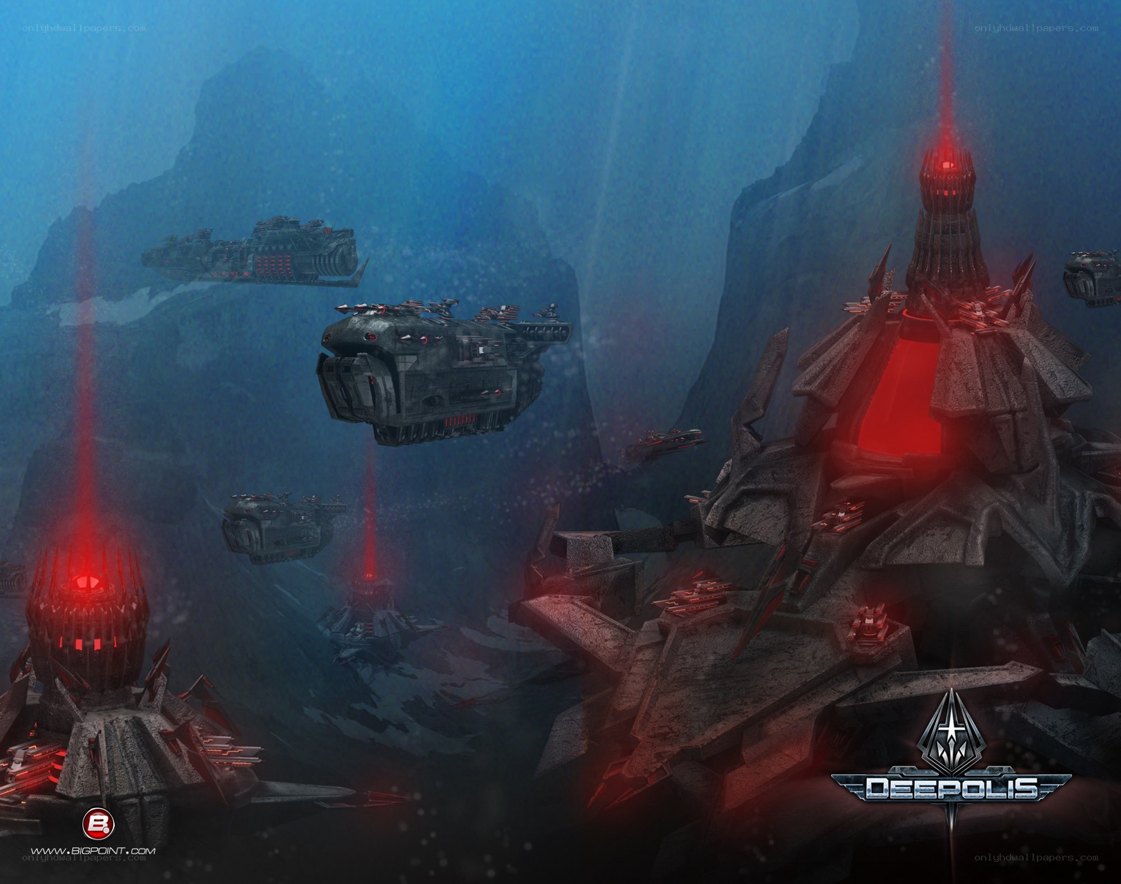 Underwater alien base