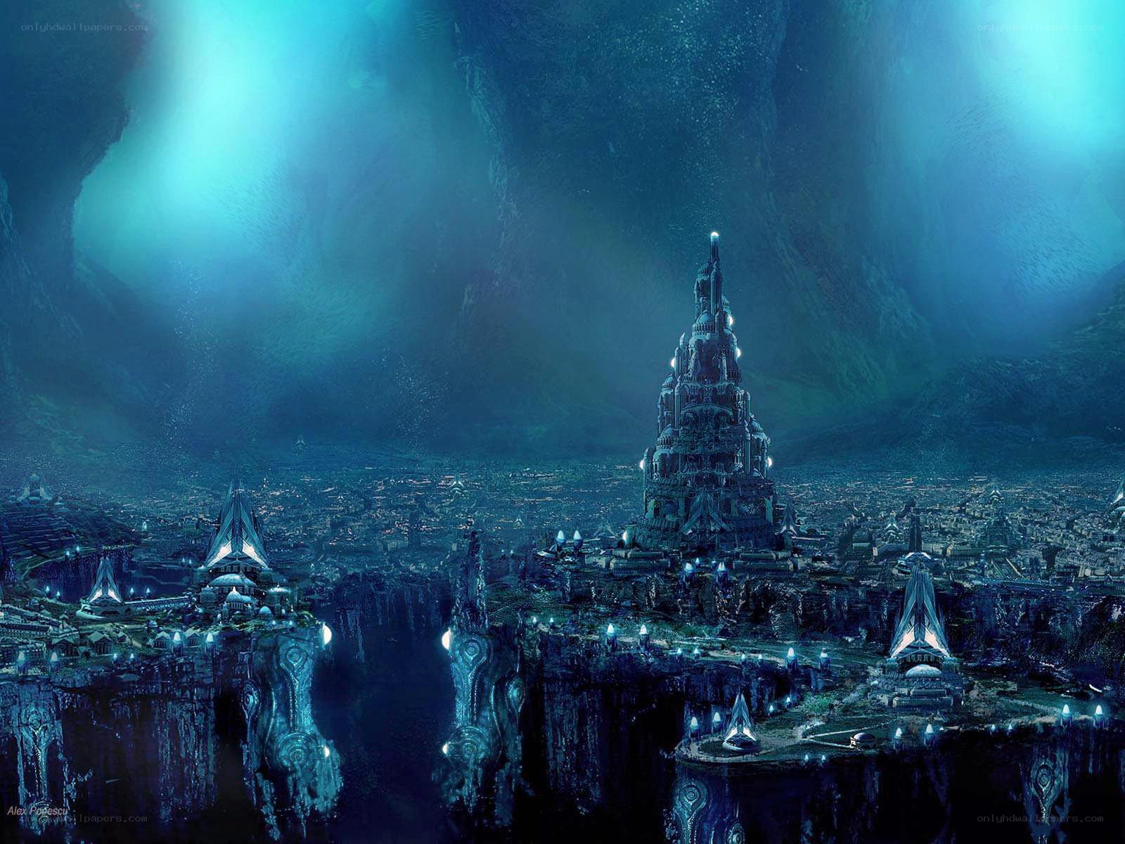 Underwater alien city