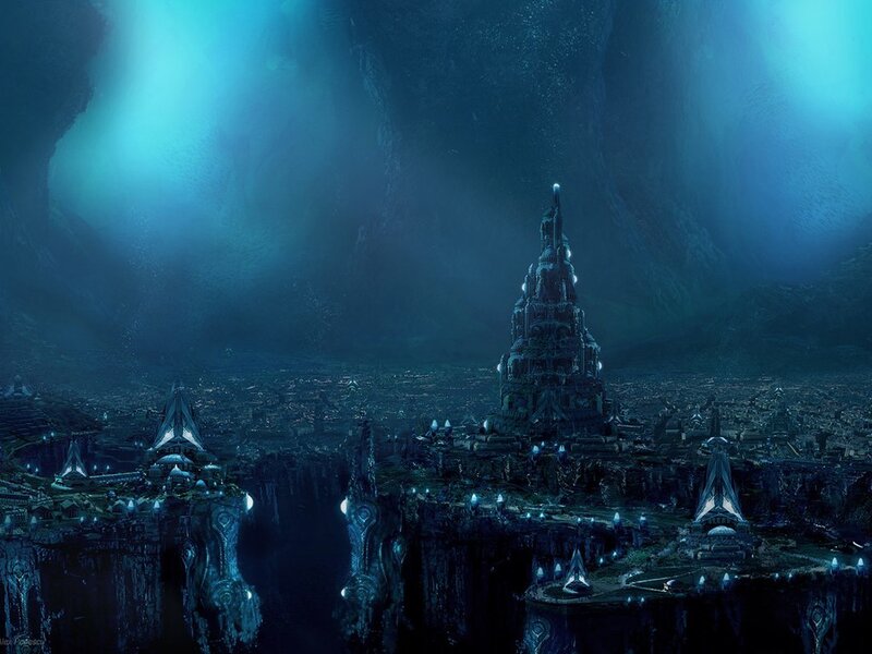 underwater alien city