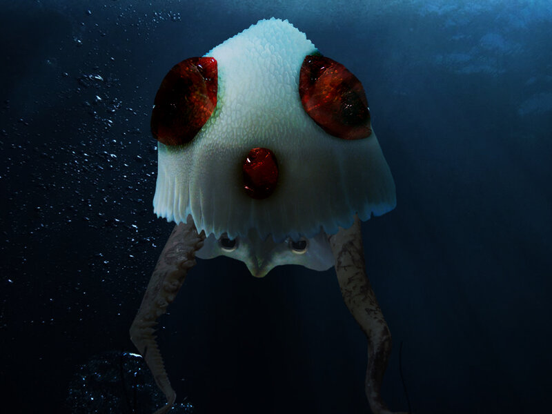 underwater alien creature