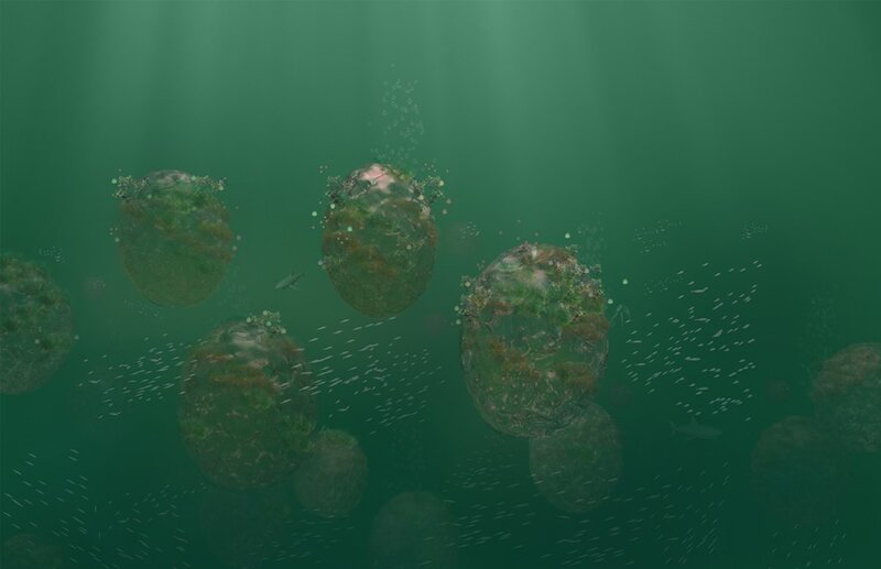 Underwater alien ecosystems