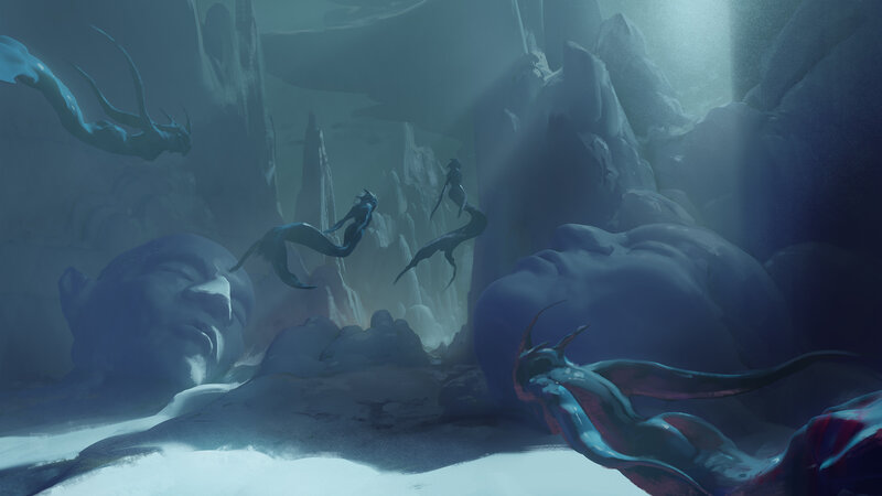 Underwater Alien Figures