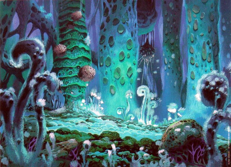 Underwater alien forest