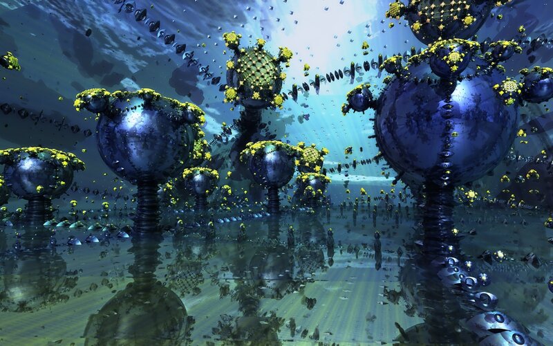 Underwater Alien Structures — Blue