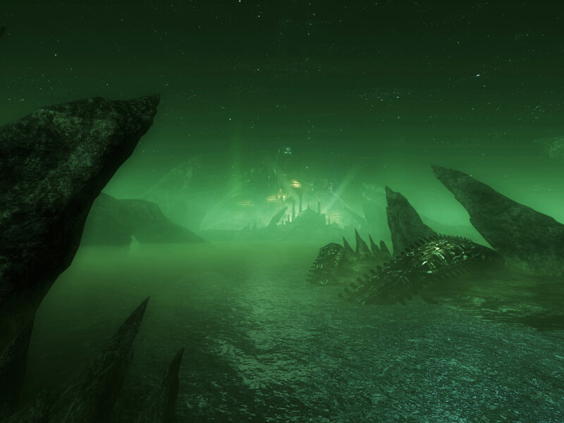 Underwater Alien Wreckage